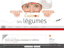Tablet Screenshot of cuisinons-les-legumes.com